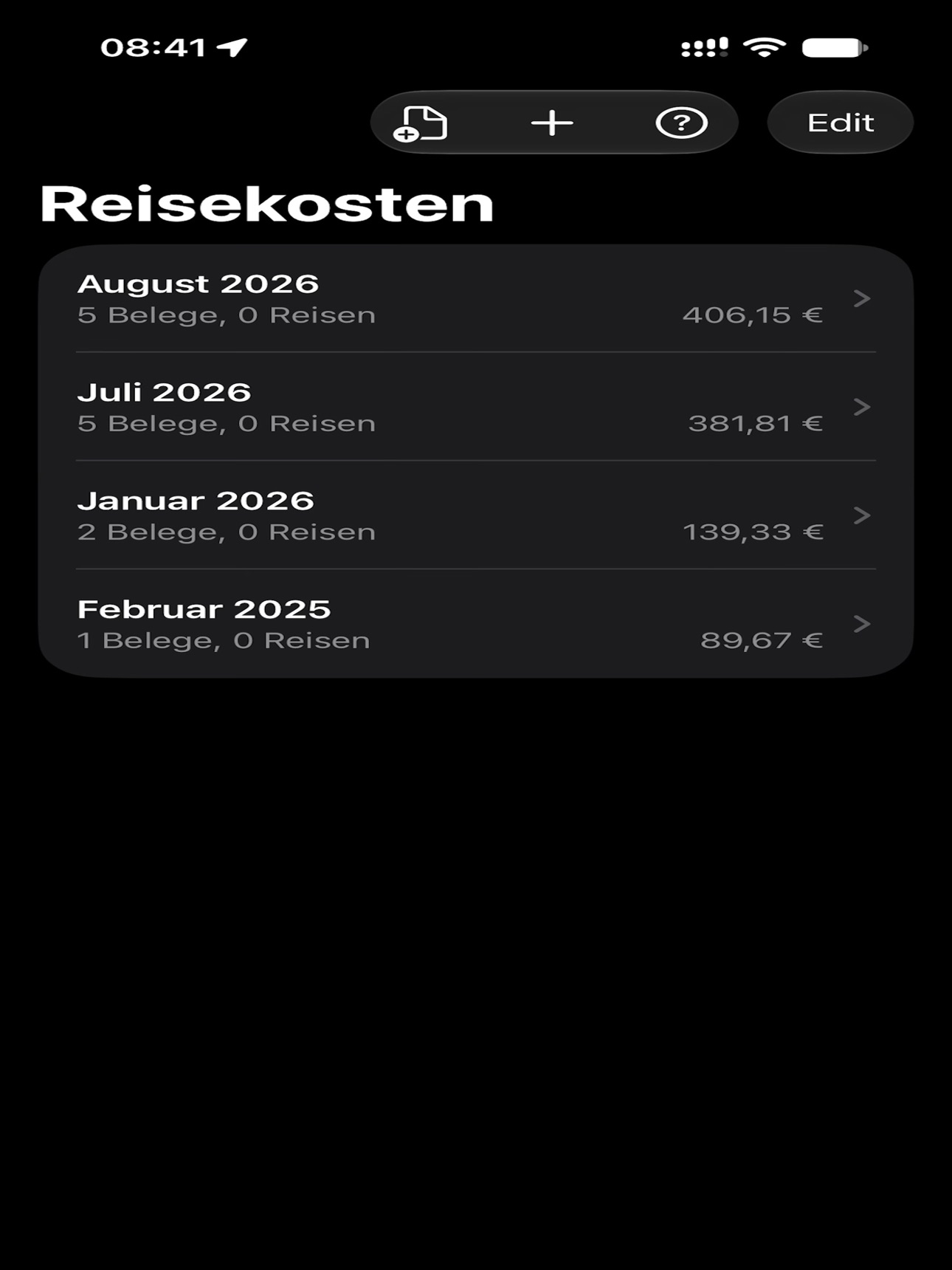 Screenshot 5 of Reisekosten78