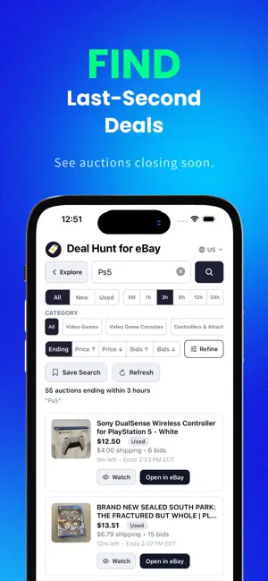 Deal Hunt for eBay Auctions screenshot 1
