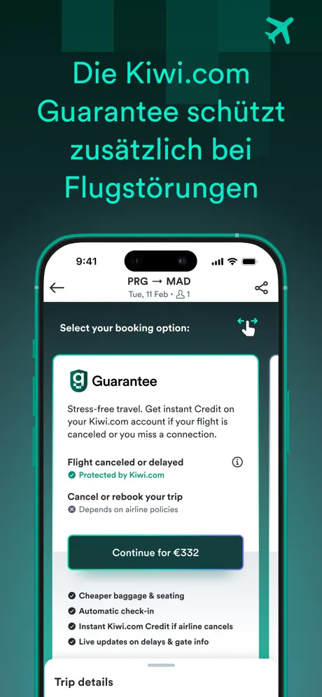 Kiwi.com – billige Flüge‑App screenshot 5