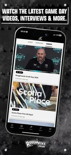 Calgary Roughnecks App screenshot 3
