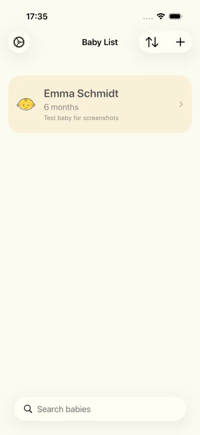 My Baby Charts screenshot 1