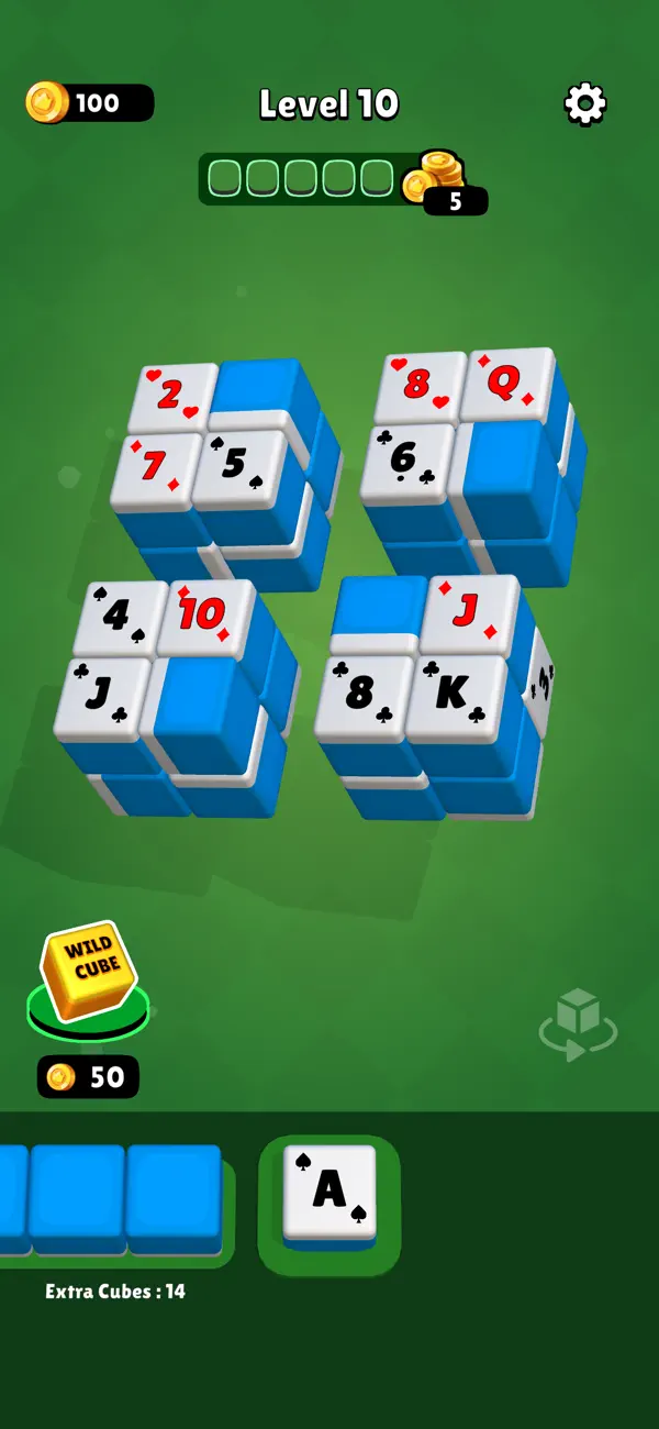 Screenshot #2 pour Cube Solitaire: Tripeaks