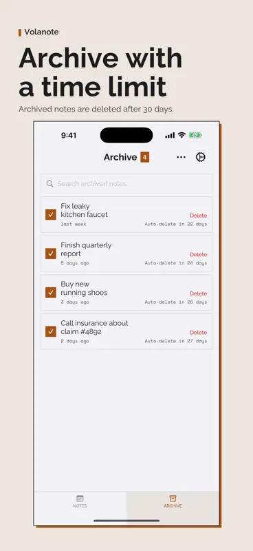 Volanote: Quick Notes screenshot 5 of 6