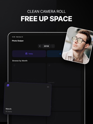 FlickClean: Photo Cleaner iPad screenshot