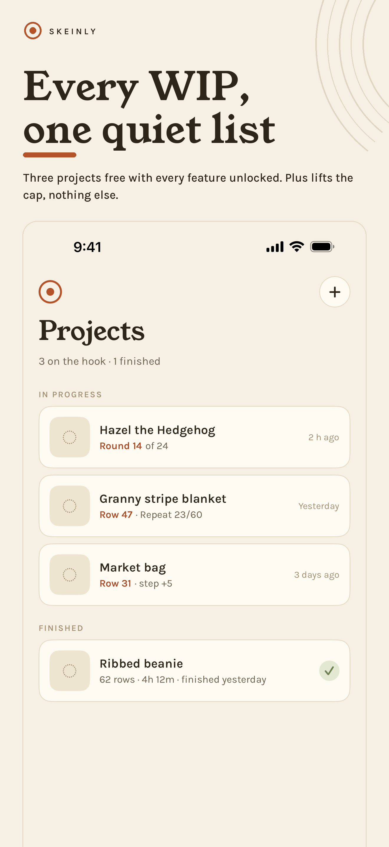 Skeinly: Crochet Row Counter screenshot 6