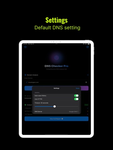 DNS Checker: IP & SSL Tools iPad screenshot