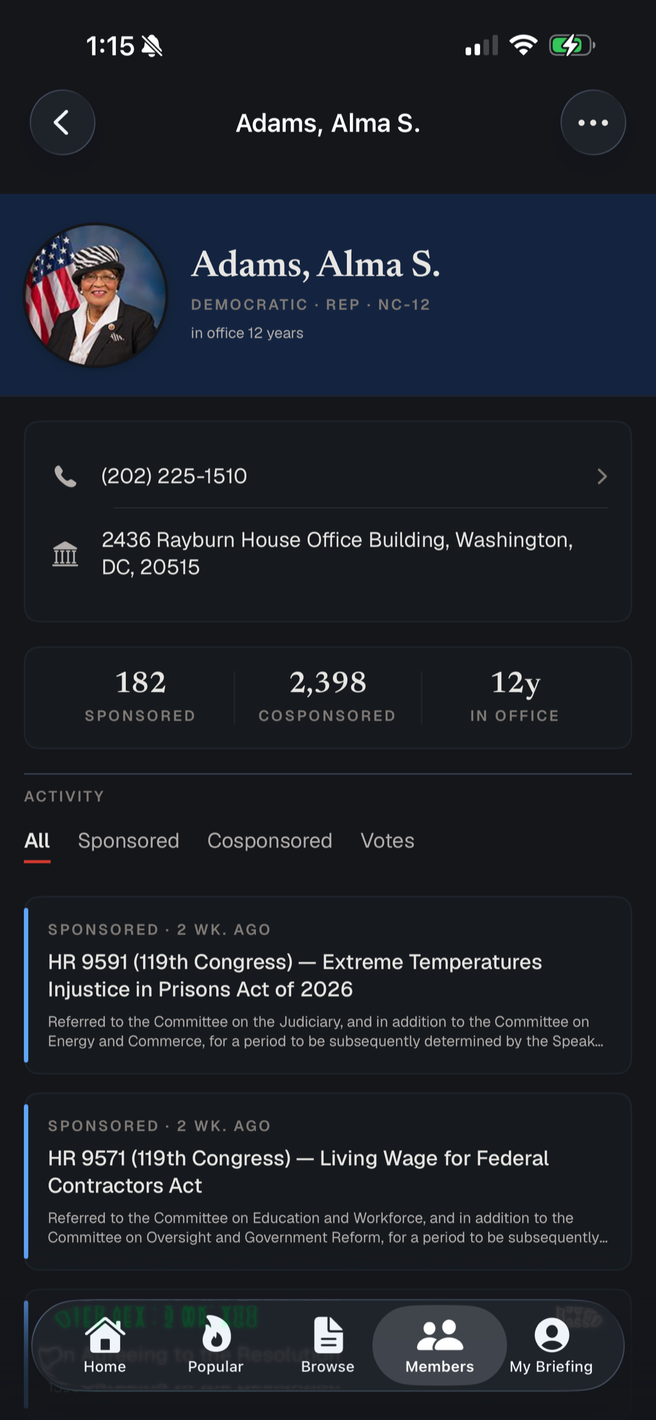 Informed — Congress Tracker screenshot 7