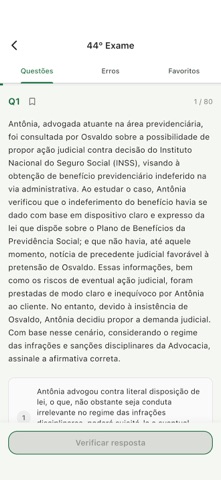Aprova OAB iPhone screenshot