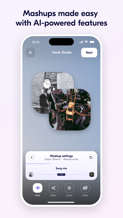 Hook - AI Remix & Mashup Maker Screenshot