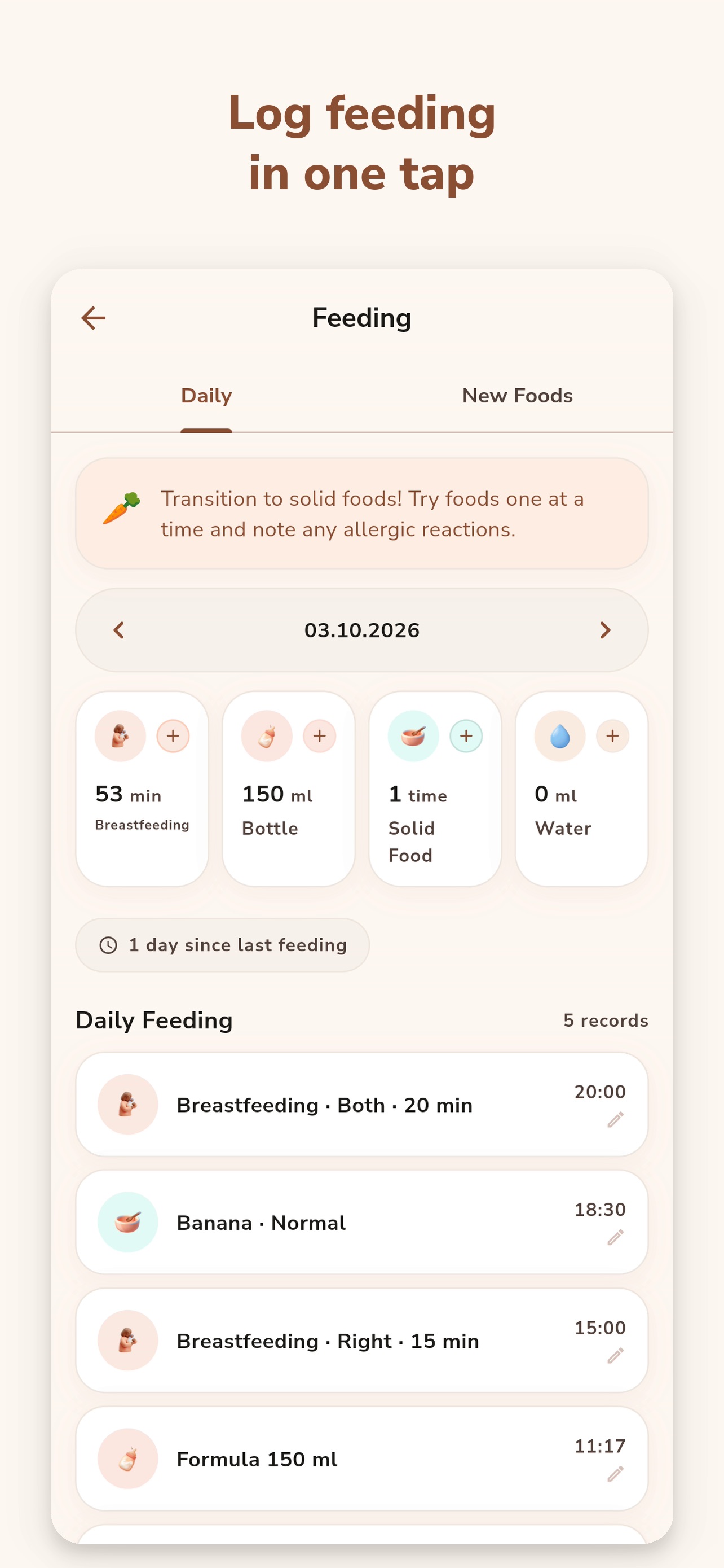 Screenshot 3 of Mira Baby: Baby Tracker