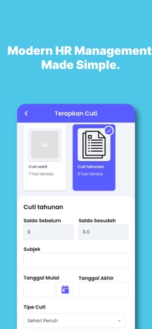 SimpelHR screenshot