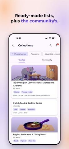 Flipo: Vocabulary Builder iPhone screenshot