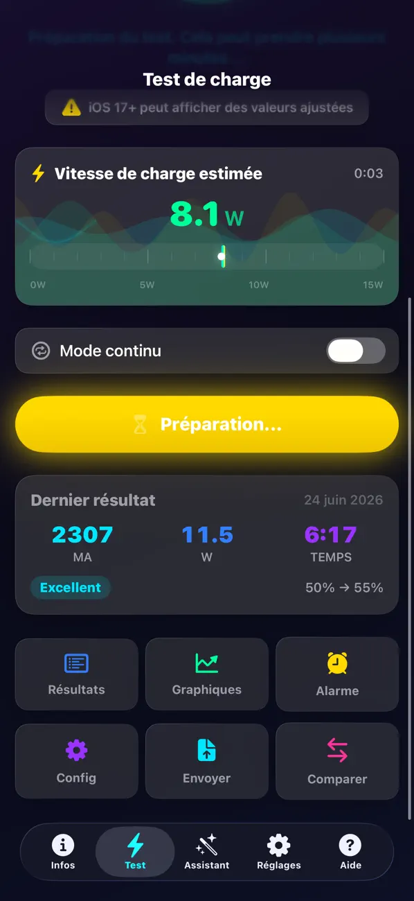 Screenshot #2 pour Amperes 4 : Info Batterie