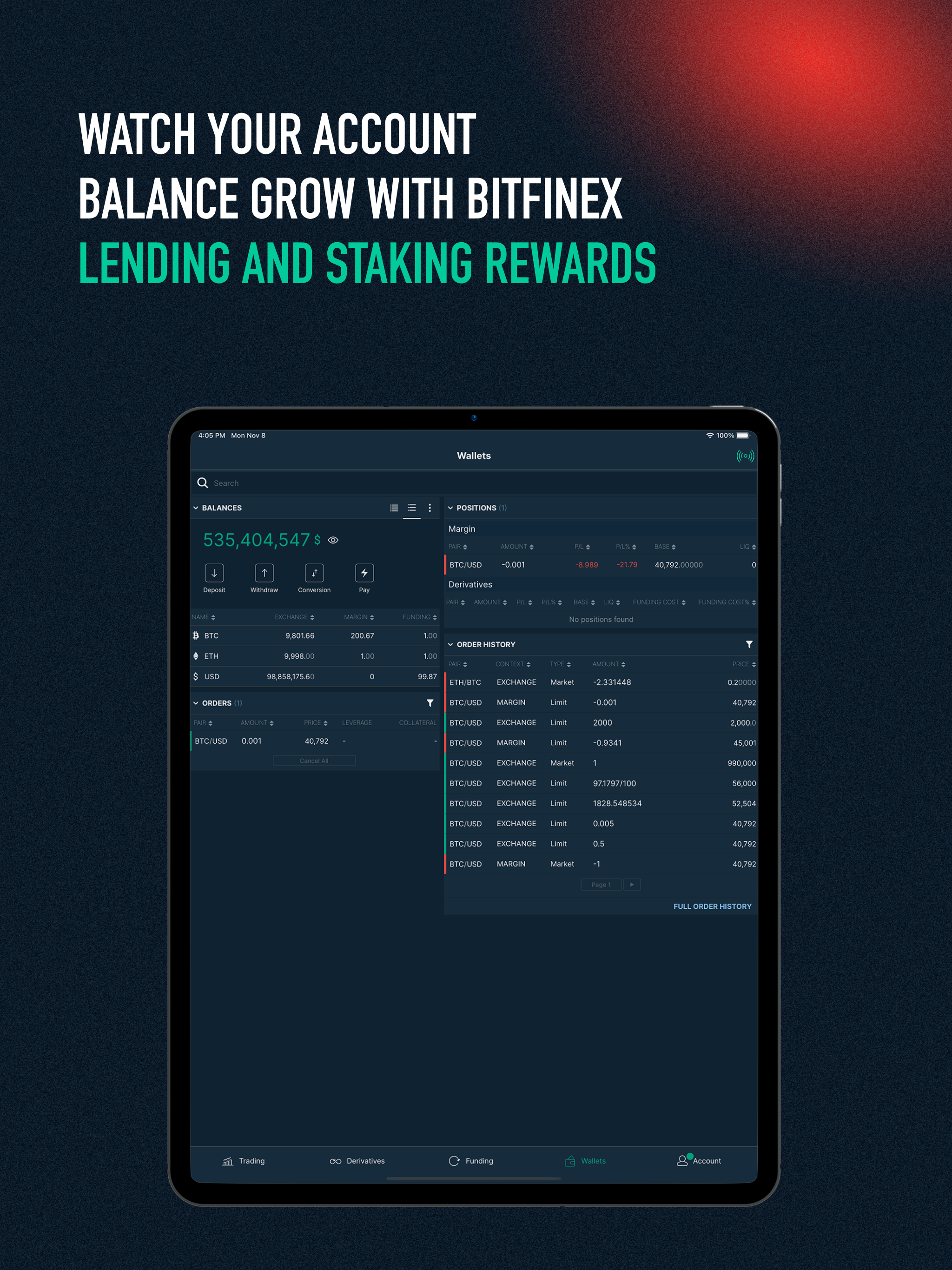 Bitfinex: Trade Digital Assets screenshot 10