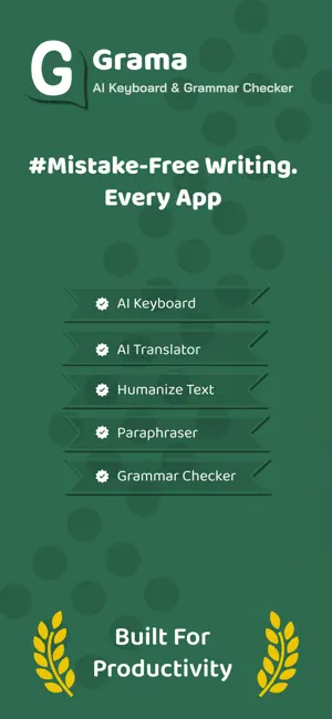 GramaType: AI Writing Keyboard screenshot 1