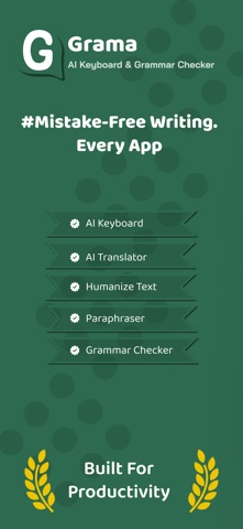 GramaType: AI Writing Keyboard screenshot
