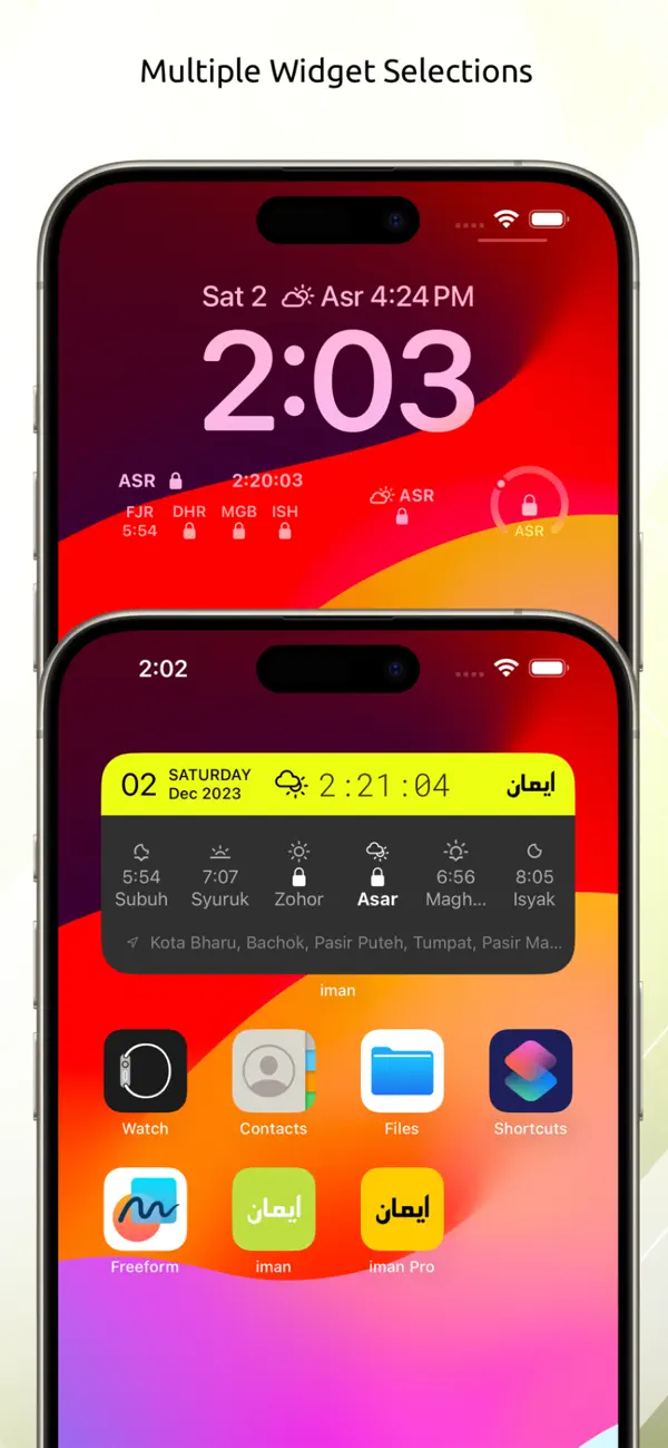 Screenshot #2 pour iman - Prayer Time & Qibla
