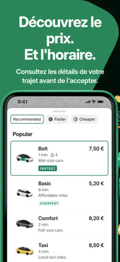Capture d'écran de Bolt : Demandez Un Trajet 24/7 sur iPhone 5