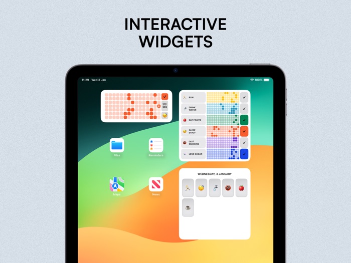 Goal tracker HabitGrid