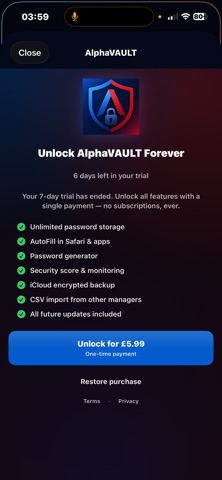 AlphaVAULT Screenshot 10 of 10