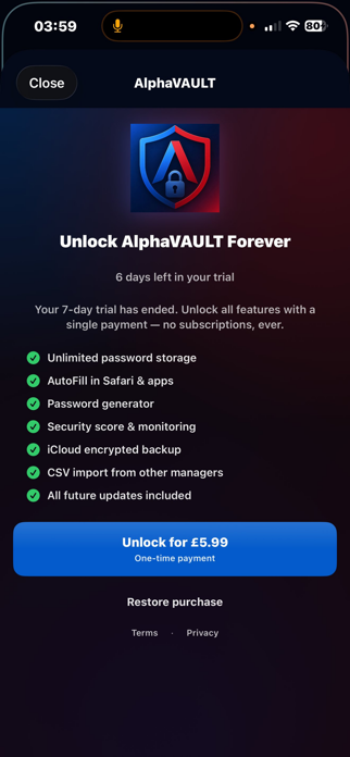 AlphaVAULT Screenshot 10 of 10