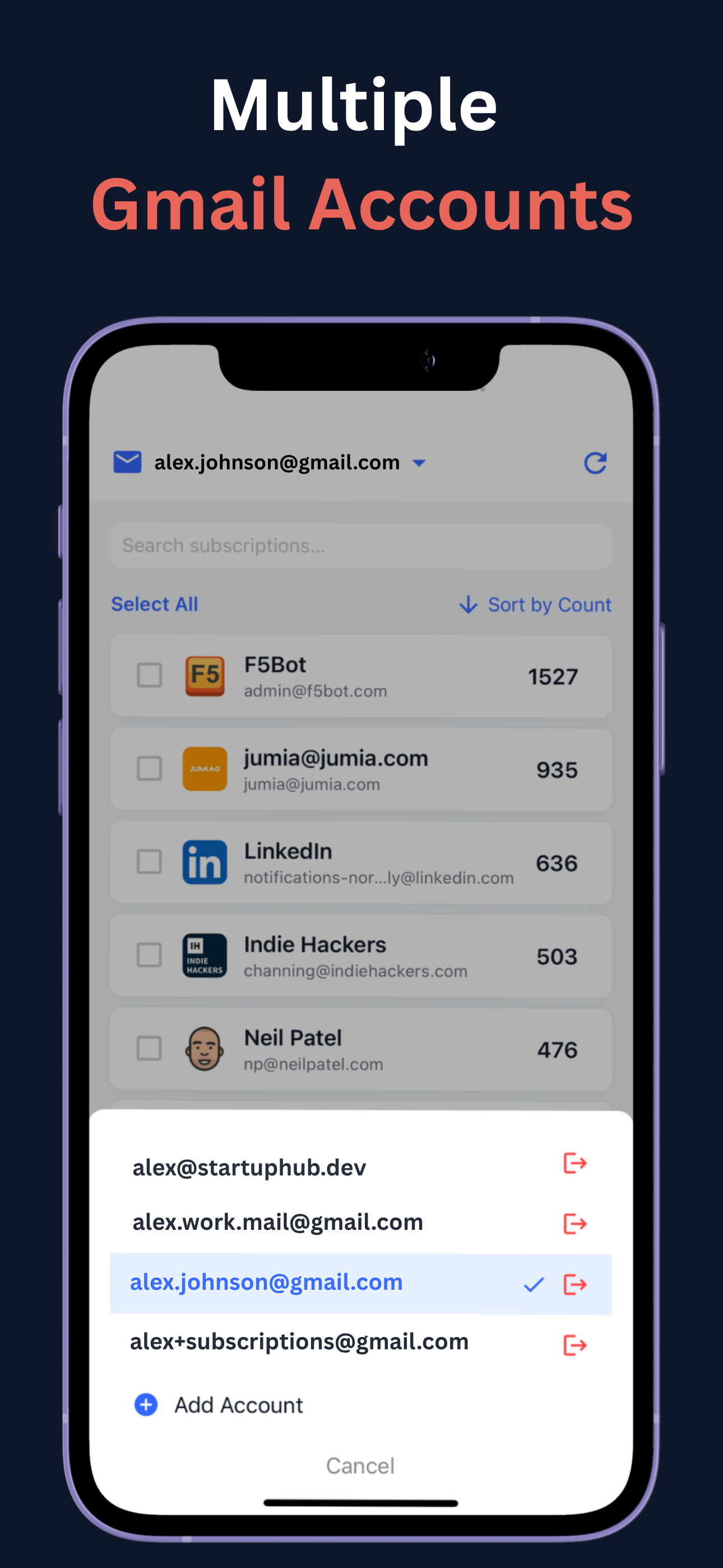 InboxPurge - Email Cleaner screenshot 5