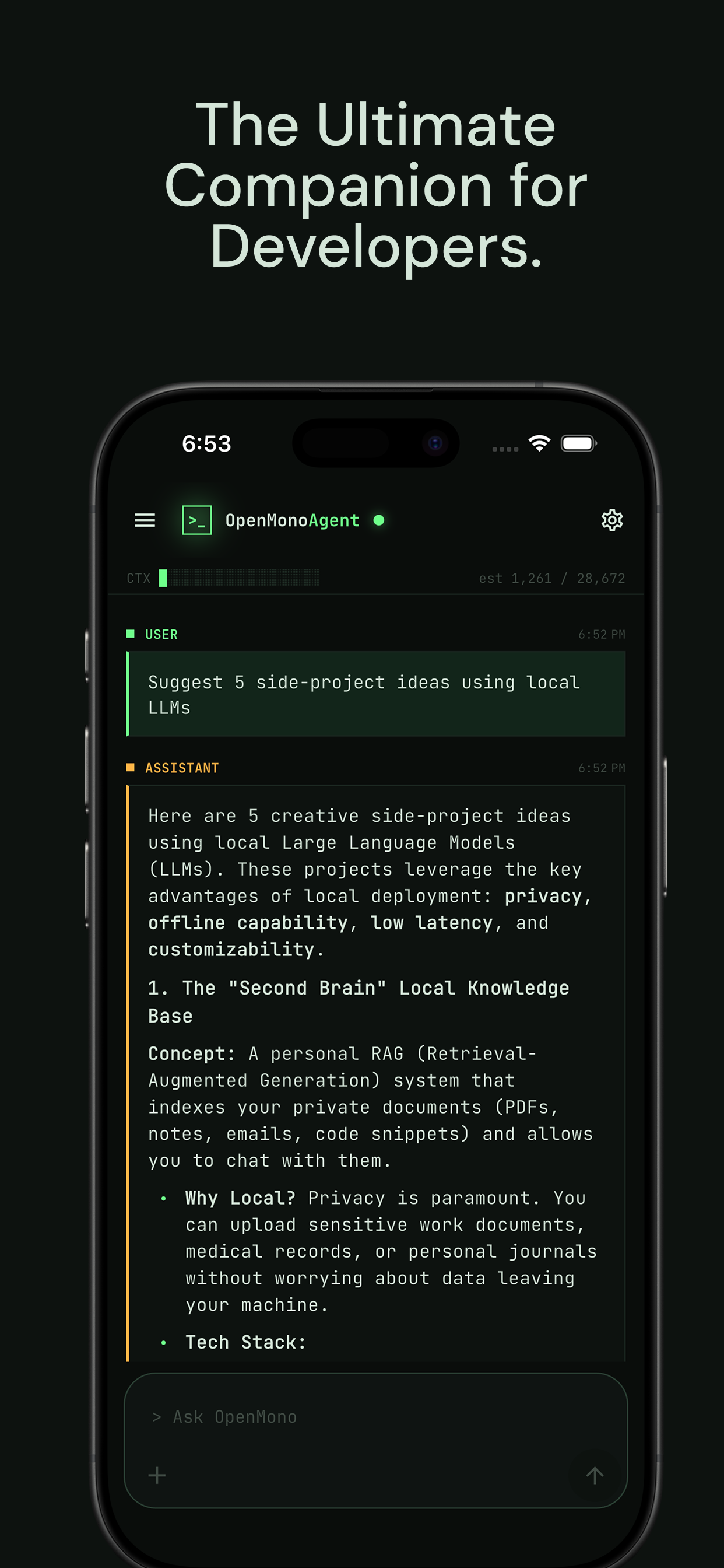 OpenMono: AI Coding Agent