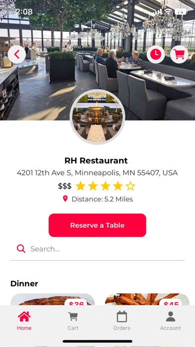 Dine App (US) Screenshot