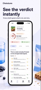 Choice Lens - AI Food Scanner screenshot
