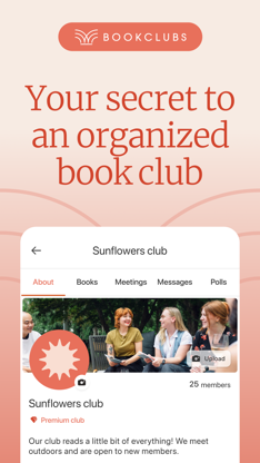 Bookclubs: Organize & Connect screenshot 1