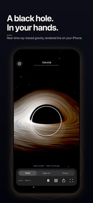 Black Hole Simulator: TON 618 screenshot 1