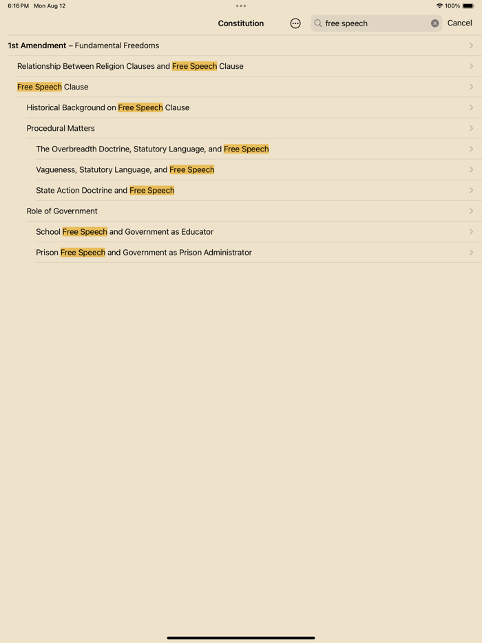 Annotated Constitution