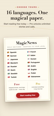 Magic News: Language Learning screenshot 8