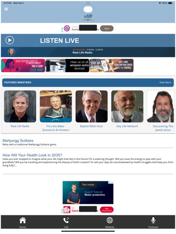 AM 630 The Word iPad screenshot