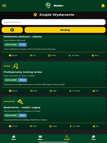 Boisko+ iPad screenshot 1