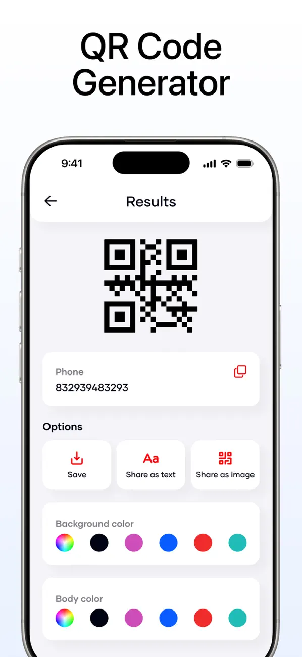 #4. QR Code Mobile Scanner, Reader (iOS) Ved: Andrei Lupu