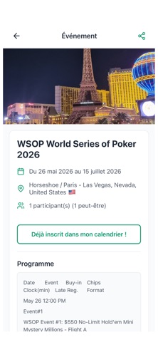 PokerLink - App screenshot