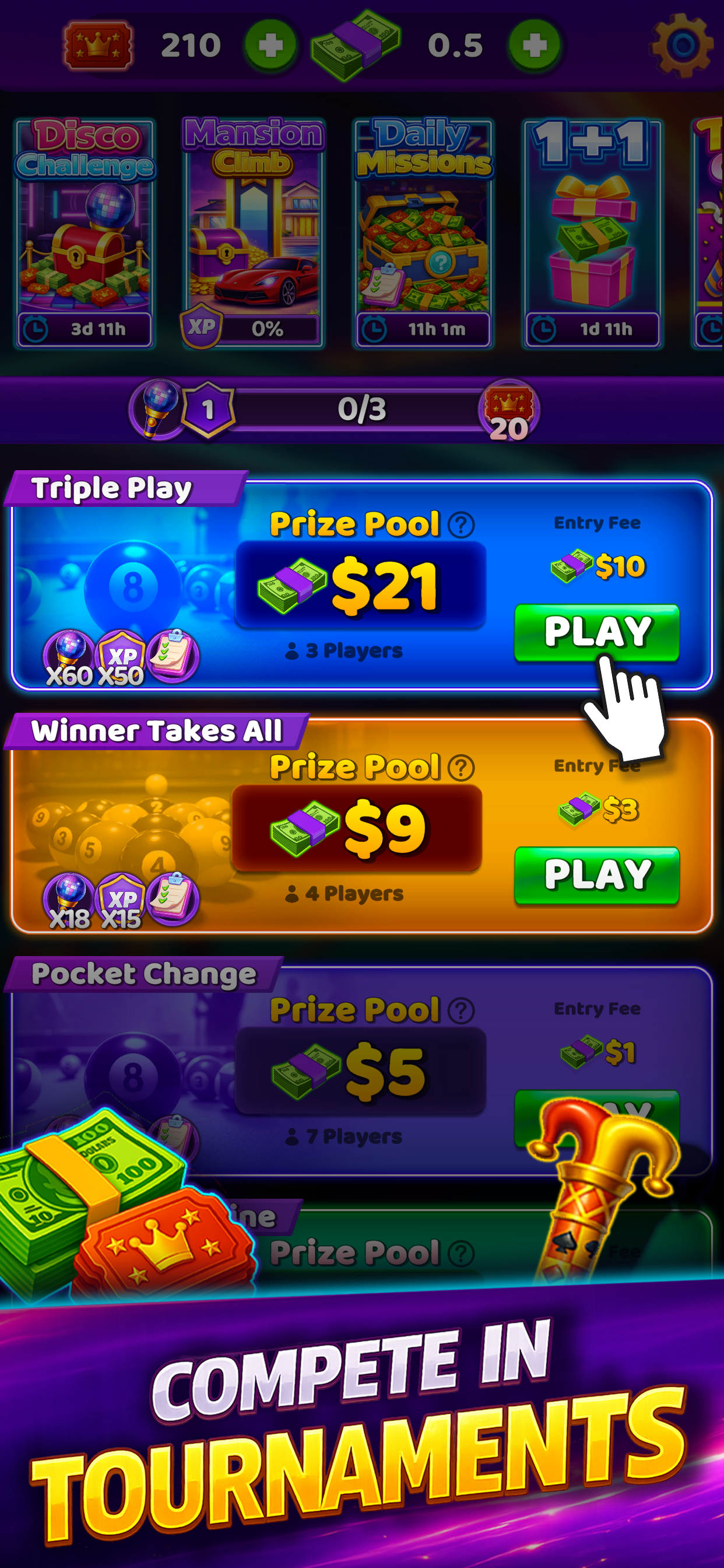 Pool Cash - Win Real Money screenshot 4