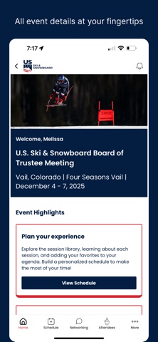 U.S. Ski & Snowboard Events screenshot