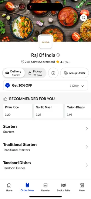 Raj Of India Stamford screenshot 4