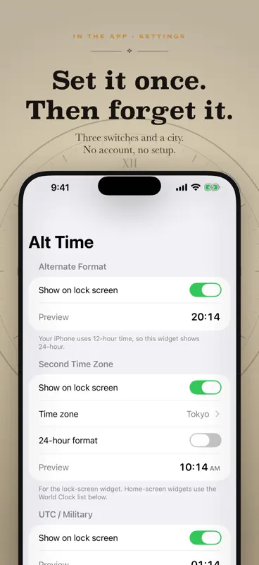 Alt Time: World Clock Widget screenshot 9 of 10
