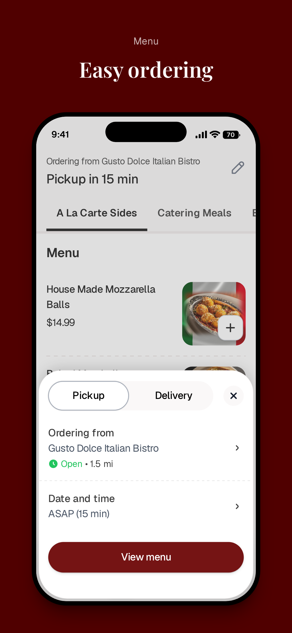 Gusto Dolce Italian Bistro screenshot 3