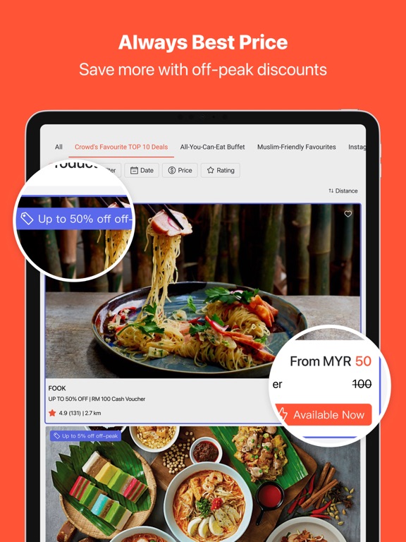 FunNow - Last Minute Unlimited iPad screenshot 5 - Lifestyle app