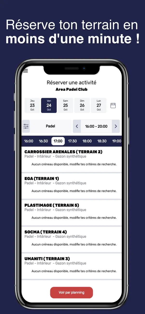 Screenshot #3 pour Area Padel Club Narbonne