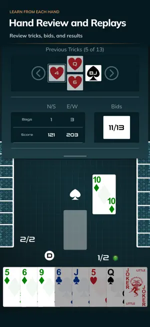 Classic Spades Card Game screenshot 4
