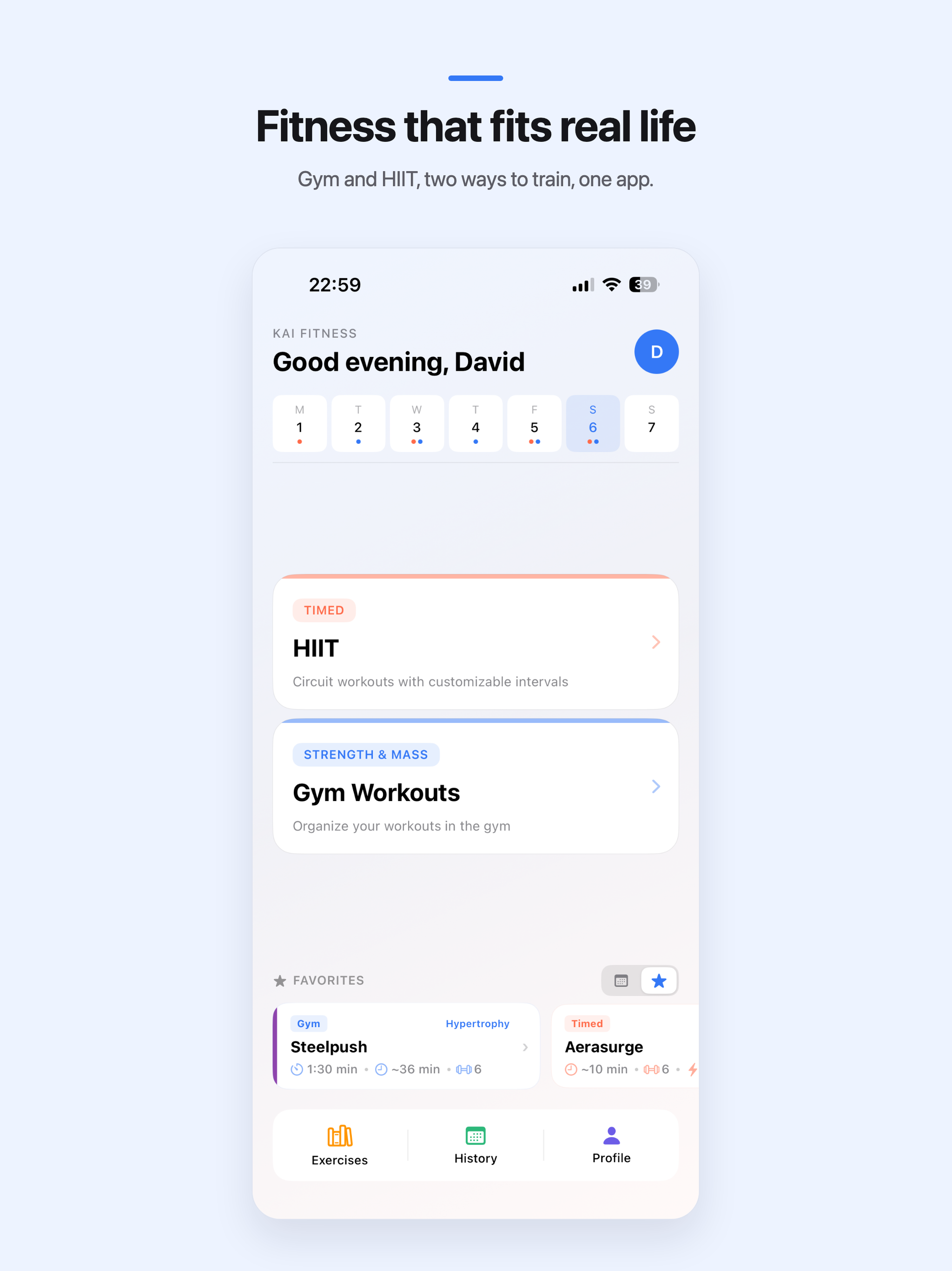KAI: Gym & HIIT Tracker
