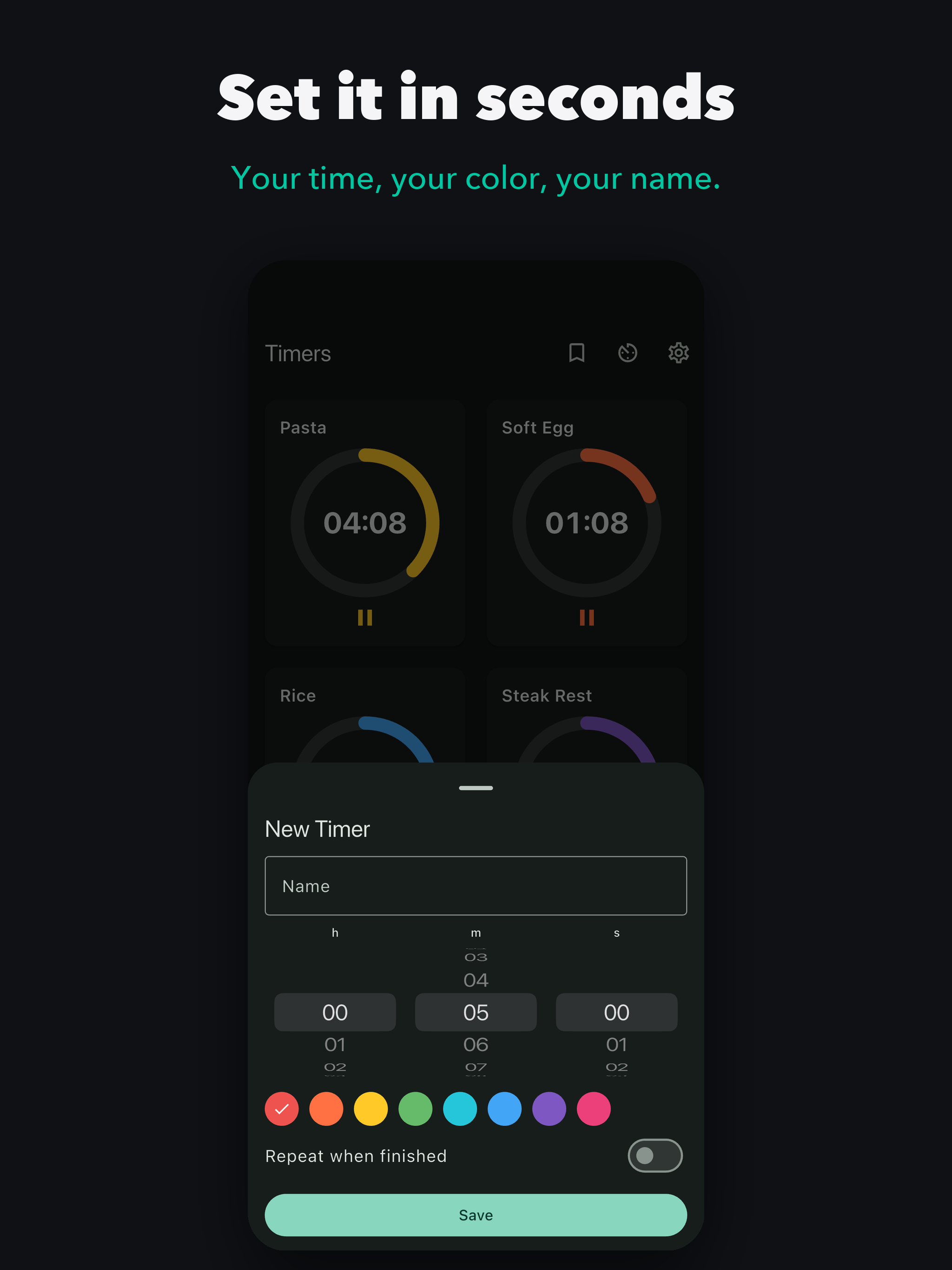 Multi Timer: Kitchen Timer Pro screenshot 7