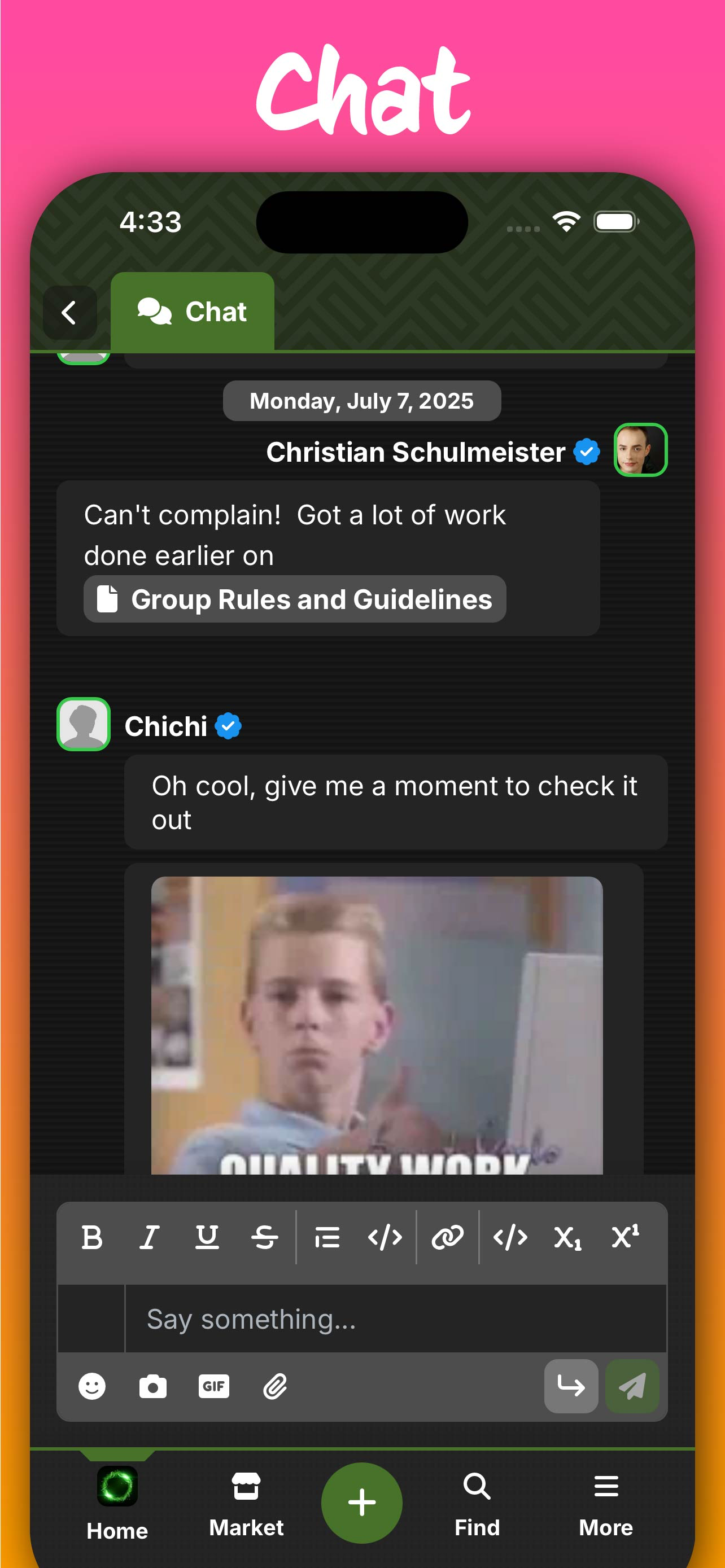 Zention screenshot 3