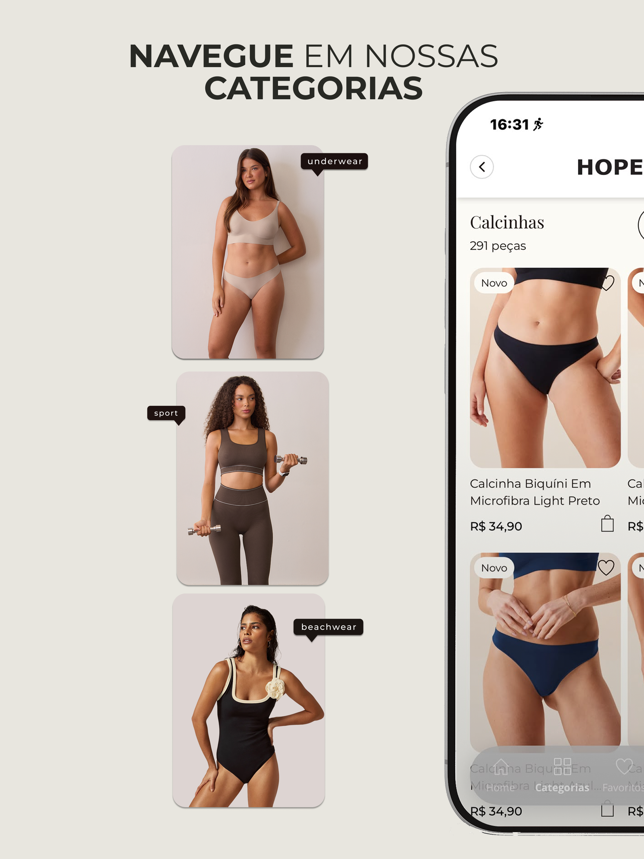 Hope: Underwear, Sport & Beach screenshot 8