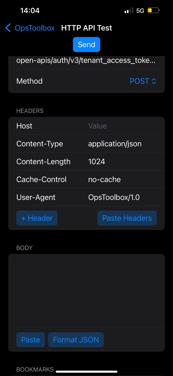 iPhone screenshot